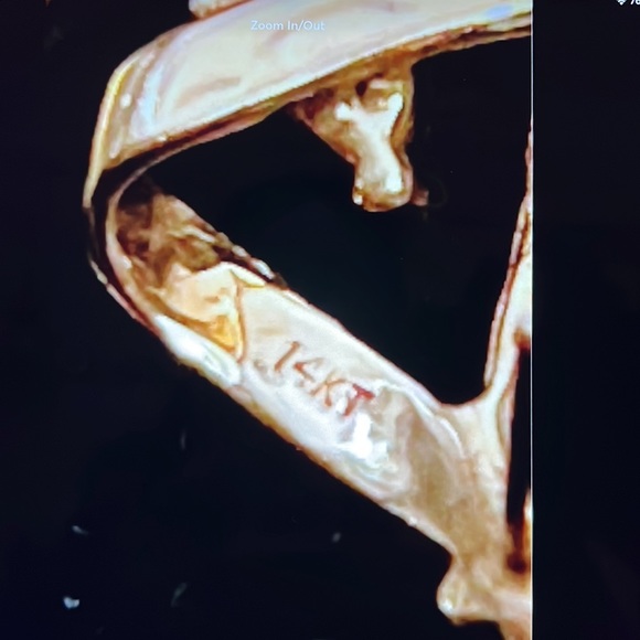 Genuine Sapphire and Diamond 14K Gold Earrings - Picture 8 of 8